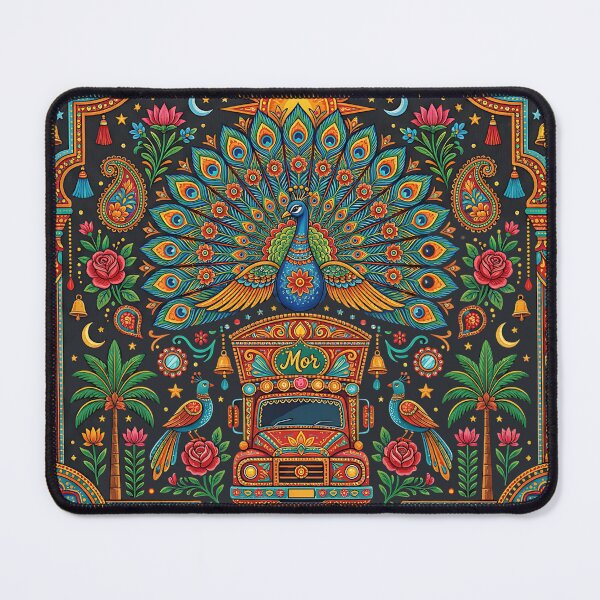 Item preview, Majestic Peacock Pakistani Truck Art Design designed and sold by Keepsake Kiosk.