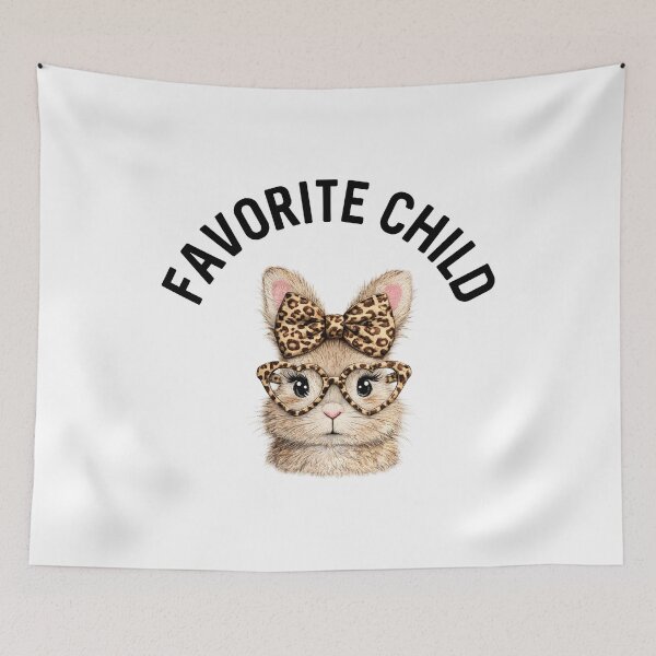 Item preview, Rabbit Favorite Child Mother's Day Sassy Leopard Print Easter Bunny Gift Rabbits Lover Birthday designed and sold by DogLover332.