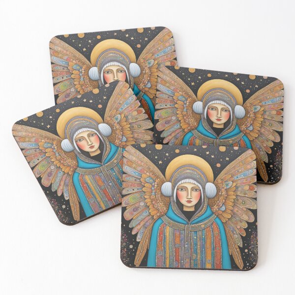 Item preview, Angel Pensioner with wings wearing a hoodie designed and sold by Colin Bentham.