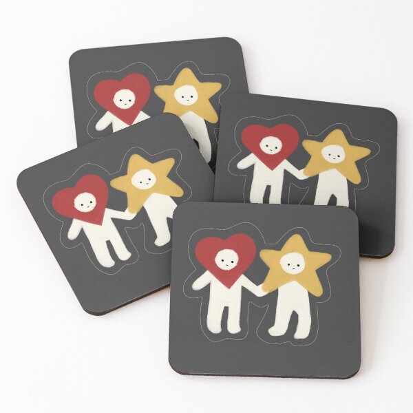 Item preview, Heart and star couple designed and sold by amai studio.