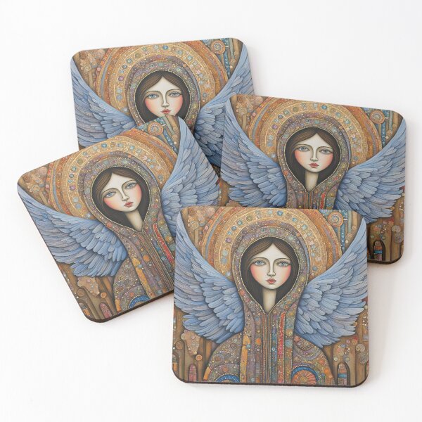 Item preview, Angel Pensioner with wings wearing a hoodie designed and sold by Colin Bentham.