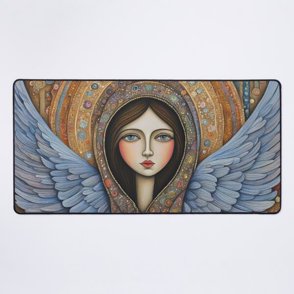 Item preview, Angel Pensioner with wings wearing a hoodie designed and sold by Colin Bentham.