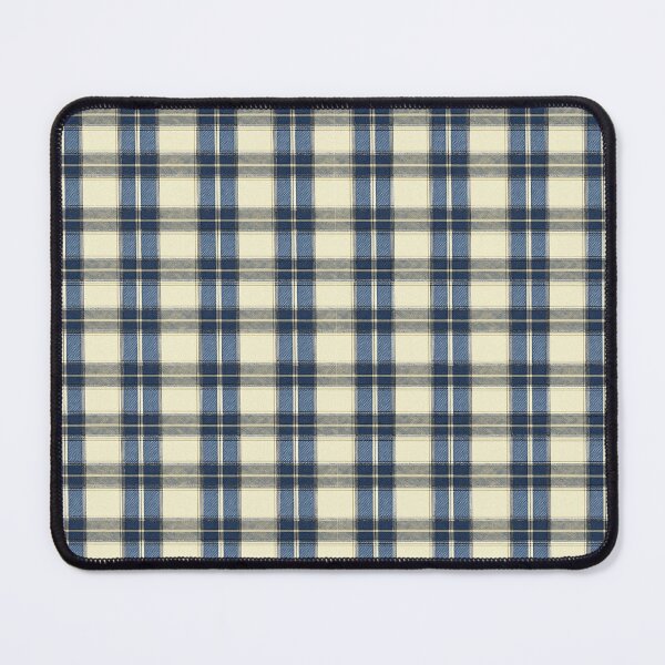 Item preview, Vintage Navy Plaid on Cream Woven Texture designed and sold by QuietBloom80.