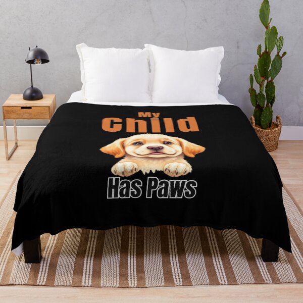 Item preview, My Child Has Paws – Cute Dog Mom Quote designed and sold by YAKOUT-STUDIO.