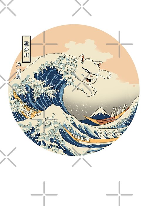 Item preview, Hail! The Great Cat-nagawa designed and sold by vincenttrinidad.