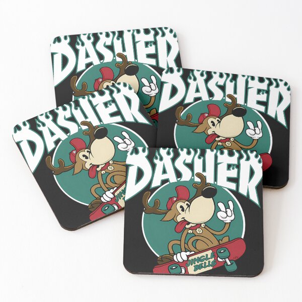 Item preview, Dasher - Skateboarding Reindeer - Xmas Cartoon designed and sold by SlowCop.
