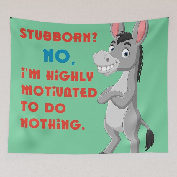 Item preview, Professional Procrastinator - Donkey Mood Text designed and sold by Mini Pixel Perfect Co..