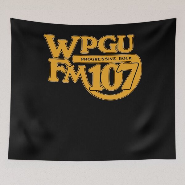 Item preview, Radio de rock progresivo WPGU Logotipo original retrazado clásico designed and sold by theboyjake.