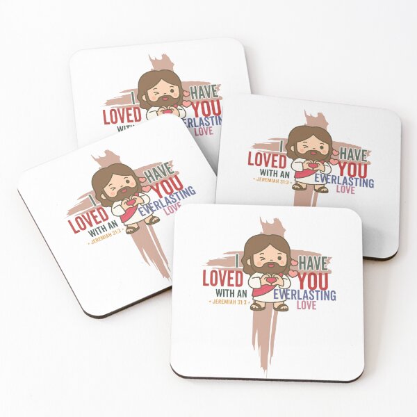 Item preview, I Have Loved You With An Everlasting Love – Bible Verse designed and sold by ArtsBorn2Create.