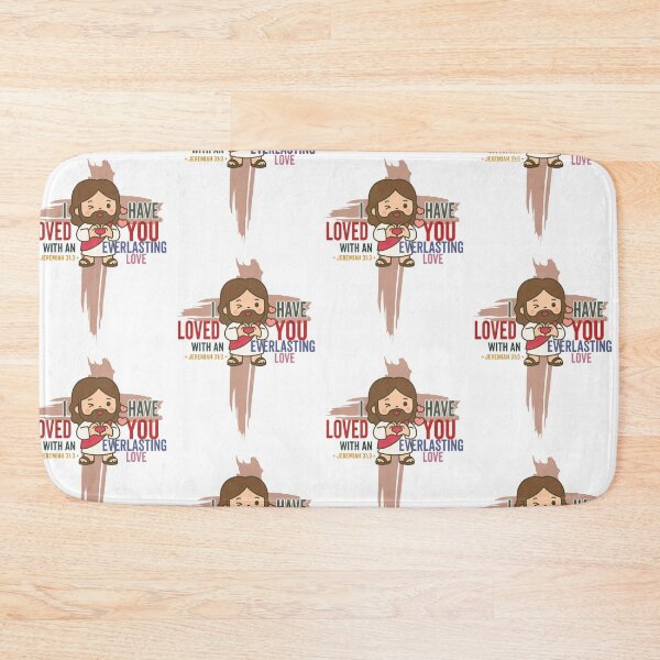 Item preview, I Have Loved You With An Everlasting Love – Bible Verse designed and sold by ArtsBorn2Create.