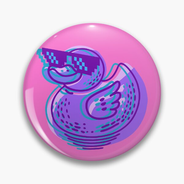 Item preview, Deal With It Duck - Retro Glitch Edition designed and sold by WestIndigo.