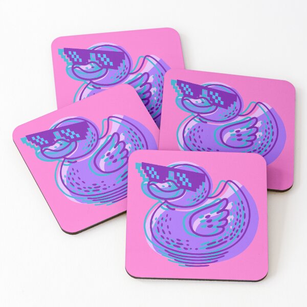 Item preview, Deal With It Duck - Retro Glitch Edition designed and sold by WestIndigo.
