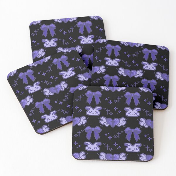 Item preview, jirai kei pattern (deep purple) designed and sold by cottonlacey.