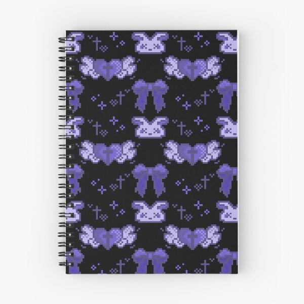 Item preview, jirai kei pattern (deep purple) designed and sold by cottonlacey.