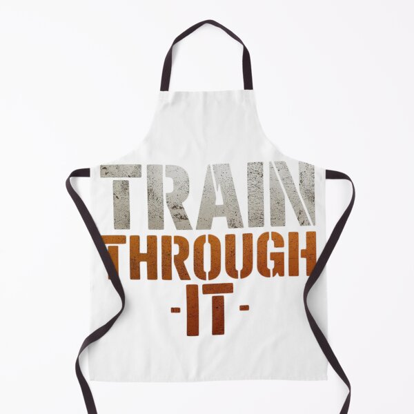 Item preview, Train Through It Gym Shirt | Workout Motivation Quote designed and sold by guchieworldcollection.