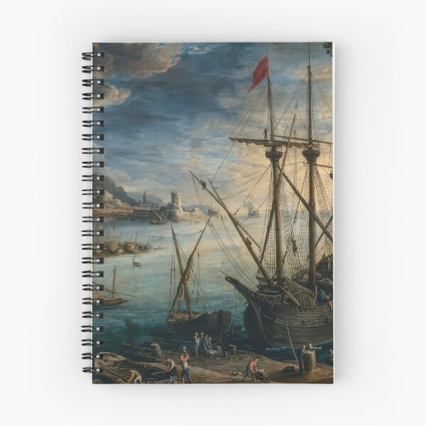 Item preview, The Port by Paul Bril Baroque Seascape designed and sold by TheSoulOfArt.
