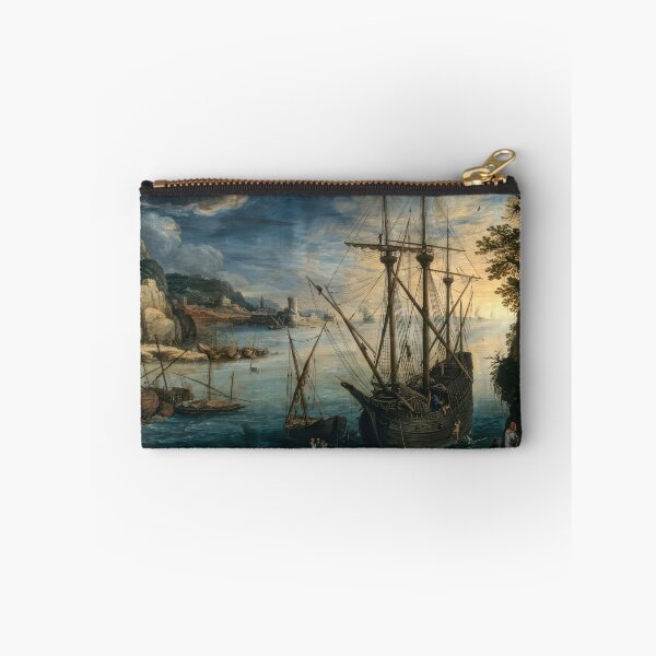 Item preview, The Port by Paul Bril Baroque Seascape designed and sold by TheSoulOfArt.