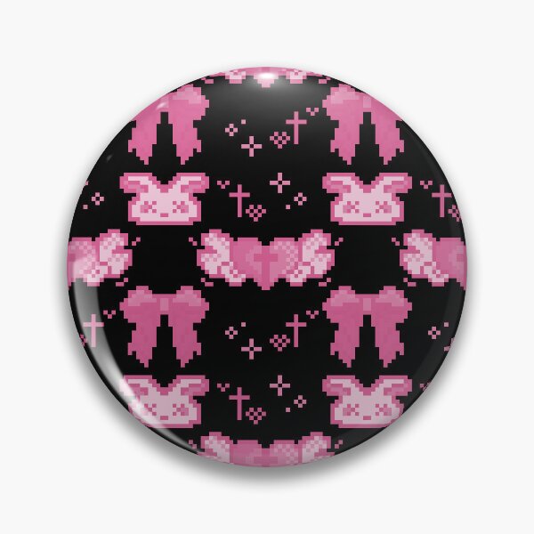 Artikelvorschau, Jirai-Kei-Muster (Pink) entworfen und verkauft von cottonlacey.