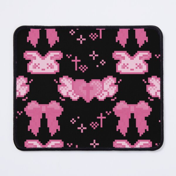Item preview, jirai kei pattern (hot pink) designed and sold by cottonlacey.