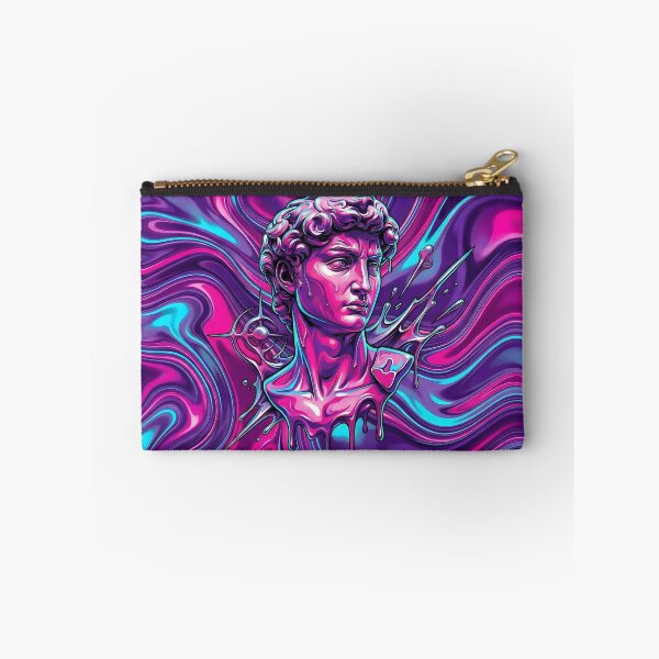 Item preview, Vaporwave Melting Statue Acid Graphic Greek Bust 2026 designed and sold by MarCinu Art.