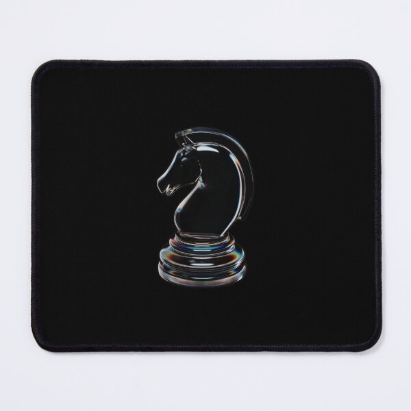 Item preview, Glass Chess Knight Minimal Art designed and sold by trepiu.