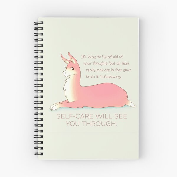 Item preview, "Self-care Will See You Through" Llama designed and sold by thelatestkate.