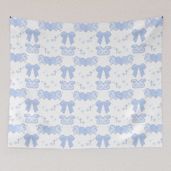 Item preview, jirai kei pattern (light blue) designed and sold by cottonlacey.