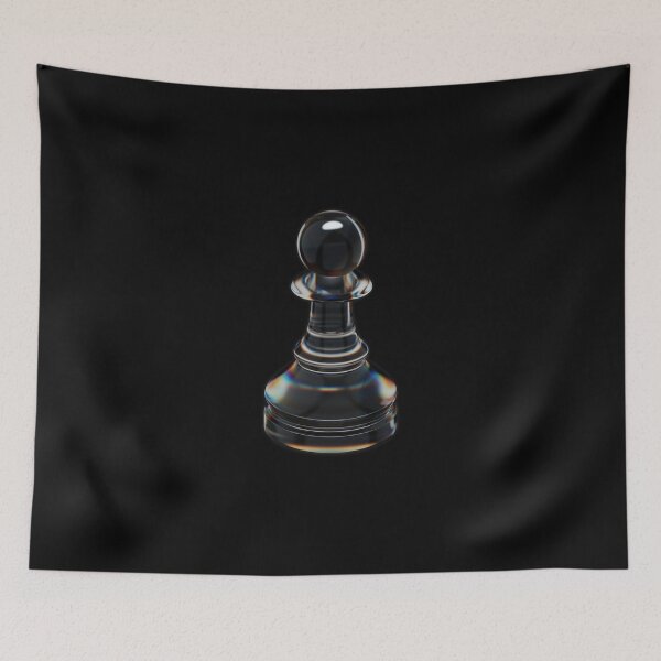 Item preview, Glass Chess Pawn Minimal Art designed and sold by trepiu.