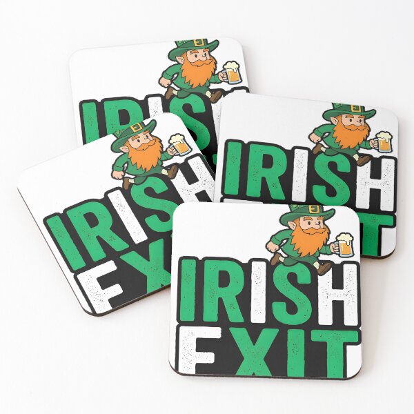 Item preview, IRISH EXIT t-shirts for st. Patrick’s day designed and sold by Shenaniganseller.