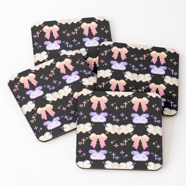 Item preview, jirai kei pattern (rrrraiiiinbowwww) designed and sold by cottonlacey.