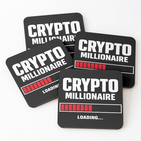 Item preview, CRYPTO MILLIONAIRE LOADING... designed and sold by FaunaJam.
