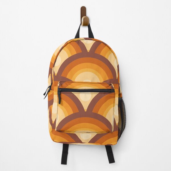 Item preview, Retro Geometric Gradient Pattern - Warm brown, orange, yellow designed and sold by JMgraphic.