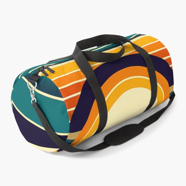 Item preview, Geometric Sunset Sailboat Over Colour-Block Waves designed and sold by InkSmithery.