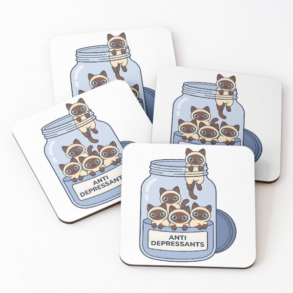 Item preview, Anti Depressant Kittens designed and sold by FaunaJam.