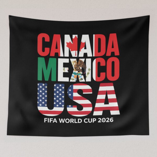Item preview,  Canada Mexico Usa 2026 World Cup Host Nations designed and sold by Purple  Moon.