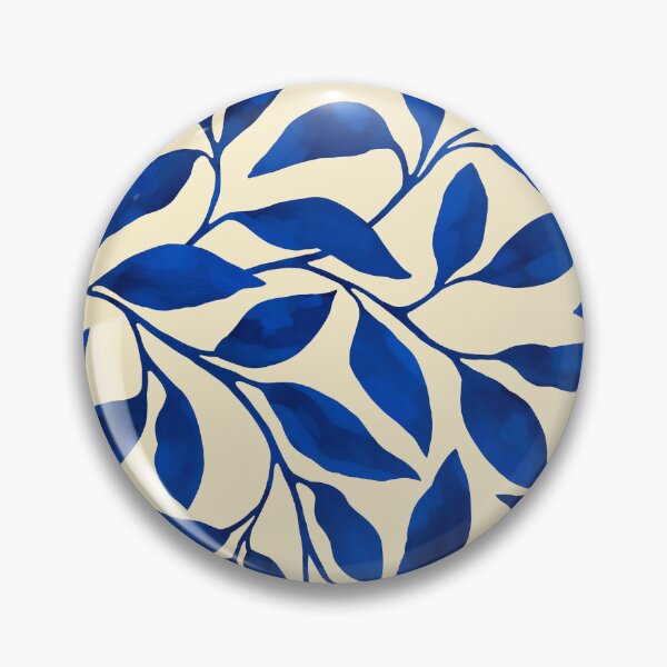 Item preview, Painterly Blue Foliage On Warm Ivory Extra Large designed and sold by ilonaalyamani.