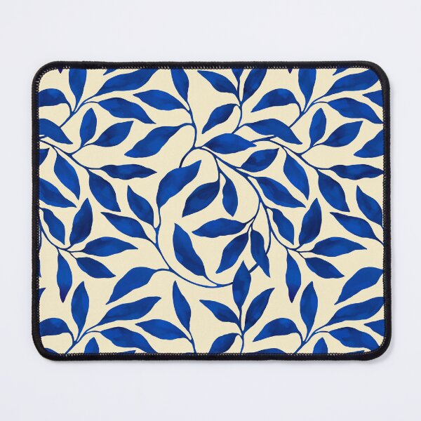 Item preview, Painterly Blue Foliage On Warm Ivory Extra Large designed and sold by ilonaalyamani.