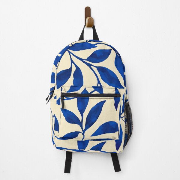 Item preview, Painterly Blue Foliage On Warm Ivory Extra Large designed and sold by ilonaalyamani.