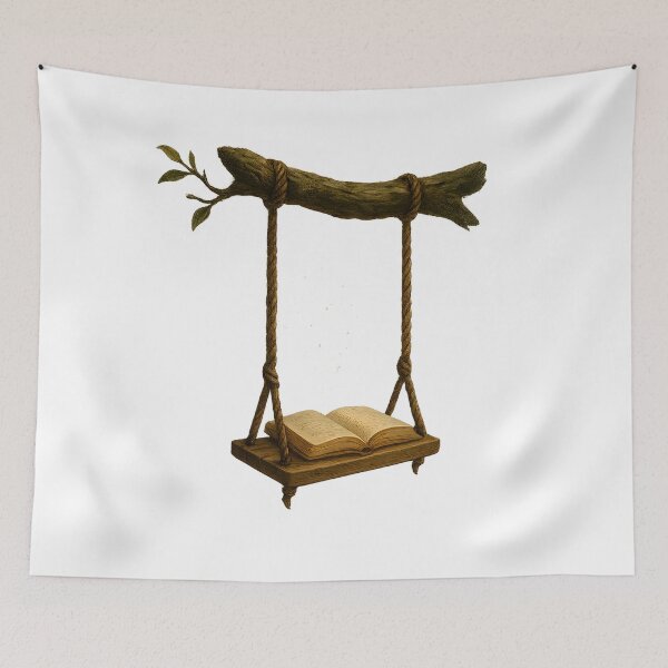 Item preview, Magic Book on a Woodland Swing designed and sold by Yomere.