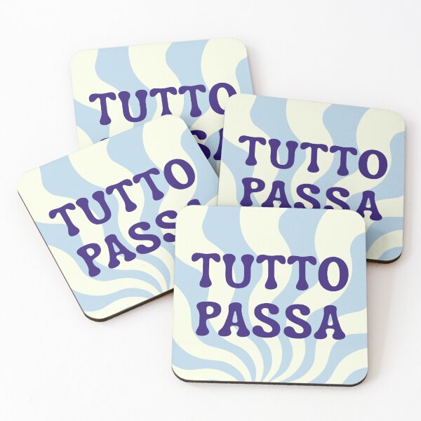 Item preview, Tutto Passa Italian Quote Retro Aesthetic Design designed and sold by HouseOfRosella.