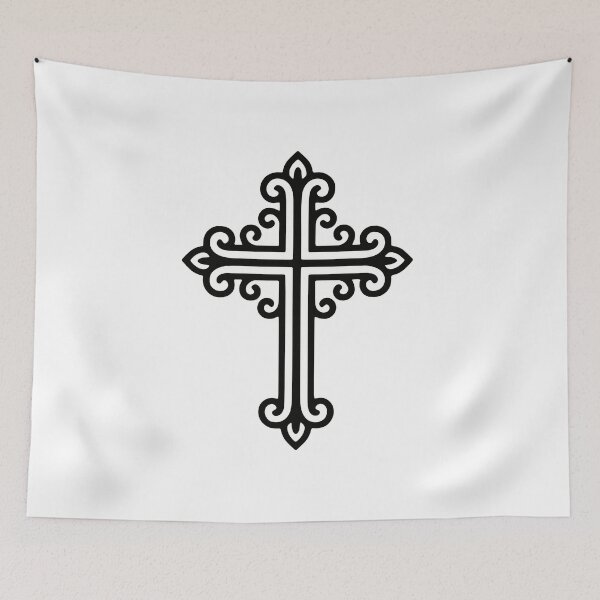 Item preview, Minimal Religious Cross Christian Faith Art designed and sold by stylishdzign.