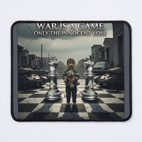 Item preview, "WAR IS A GAME ONLY THE INNOCENT LOSE — Stop the Board, Save the Children" designed and sold by Creative-RE.