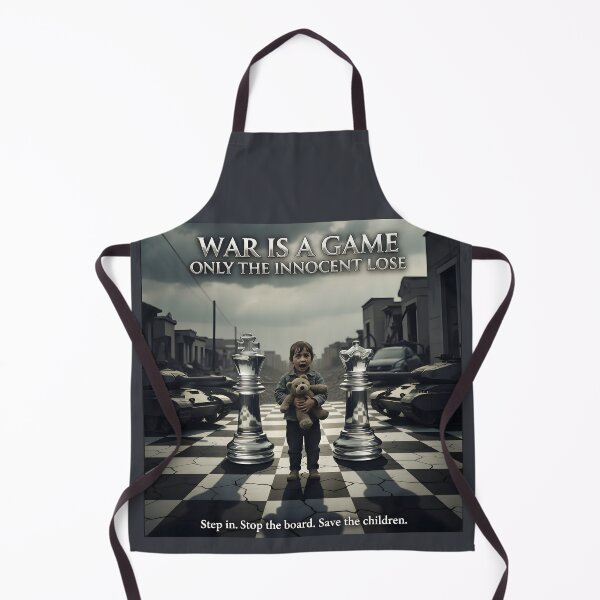 Item preview, "WAR IS A GAME ONLY THE INNOCENT LOSE — Stop the Board, Save the Children" designed and sold by Creative-RE.