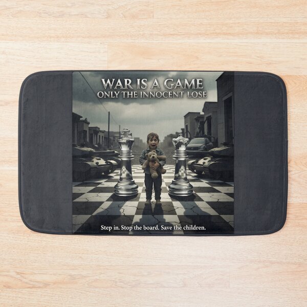 Item preview, "WAR IS A GAME ONLY THE INNOCENT LOSE — Stop the Board, Save the Children" designed and sold by Creative-RE.