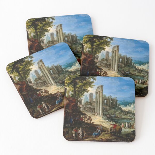 Item preview, Römische Ruinenlandschaft by Paul Bril Baroque Landscape designed and sold by TheSoulOfArt.