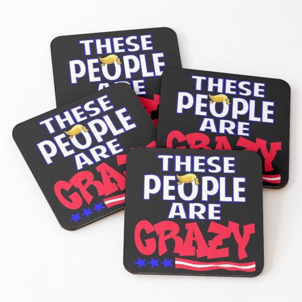 Item preview, Patriot Pride Reckless Patriot Patriotic USA Flag “These People are Crazy” Quote Design designed and sold by Colorfulman.