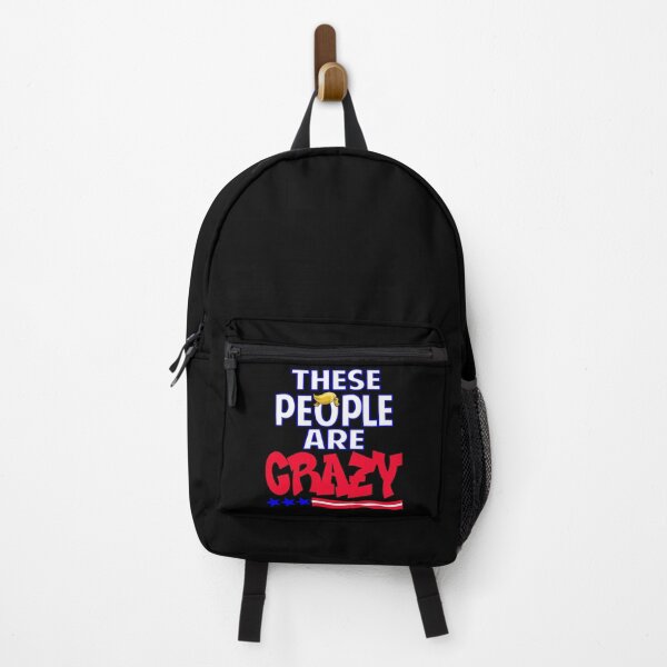 Item preview, Patriot Pride Reckless Patriot Patriotic USA Flag “These People are Crazy” Quote Design designed and sold by Colorfulman.