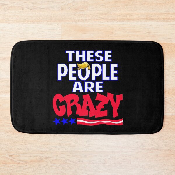 Item preview, Patriot Pride Reckless Patriot Patriotic USA Flag “These People are Crazy” Quote Design designed and sold by Colorfulman.