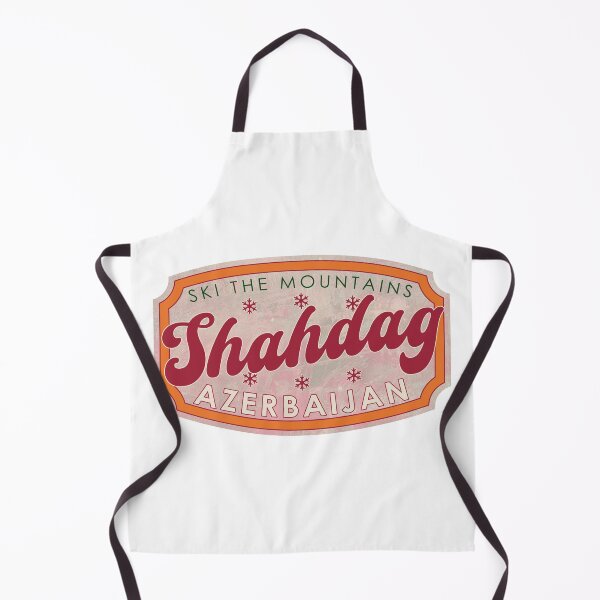 Item preview, Shahdag, Azerbaijan, Ski, textured skiing badge designed and sold by Wanderful-roads.