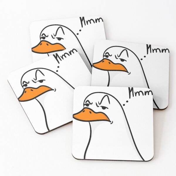 Item preview, Sassy Thinking Goose - Funny "Hmm" Meme Duck Expression designed and sold by LYAN-STORE.